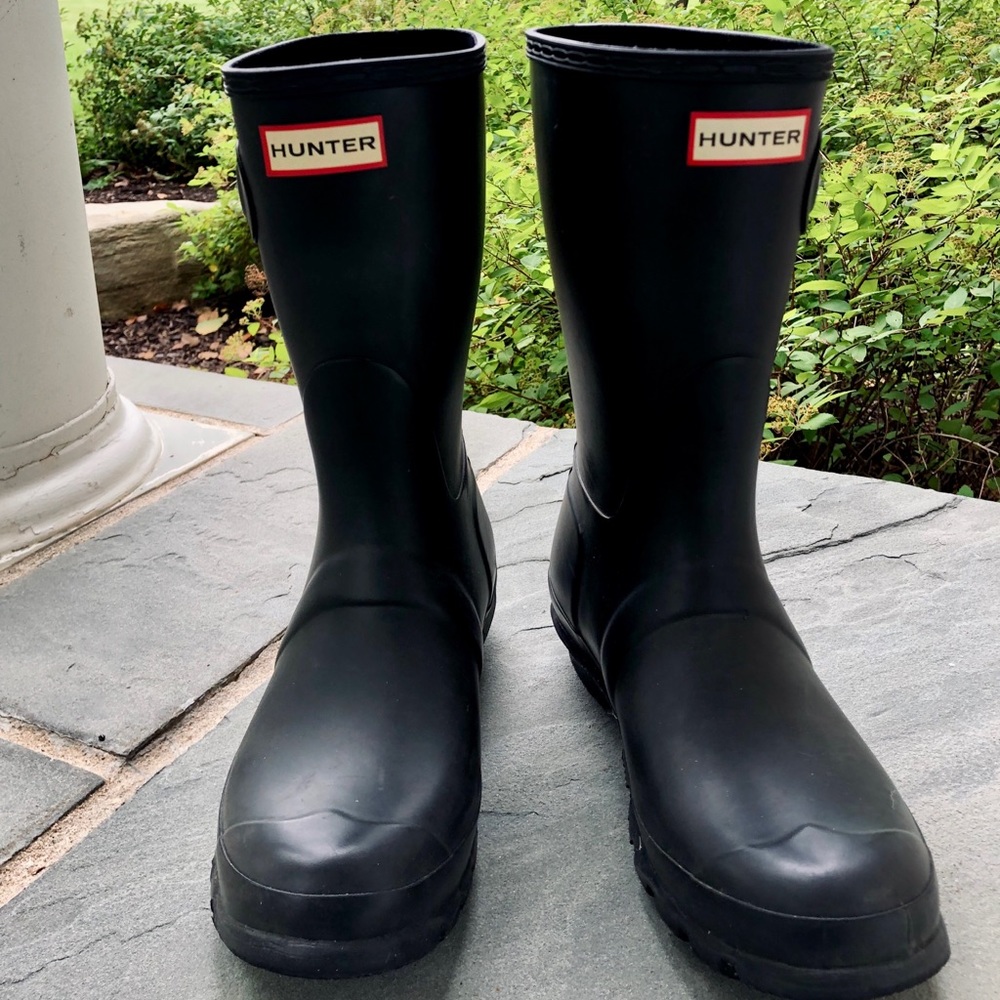 Women's Original Short Rain Boots: Matte Black